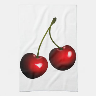 Sweet Cherries Tea Towel