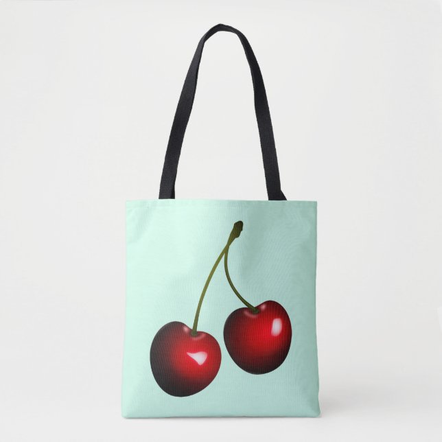 Sweet Cherries Tote Bag - Choose Colour (Front)