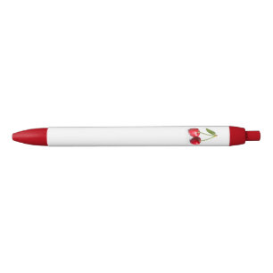 Sweet cherry black ink pen