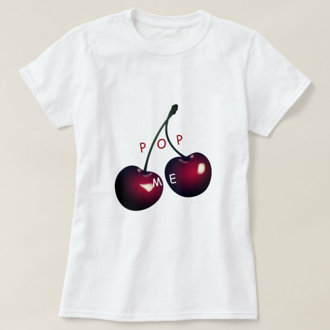 Sweet Cherry Funny T-Shirt (Design Front)