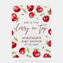 Sweet Cherry on Top Baby Shower 
