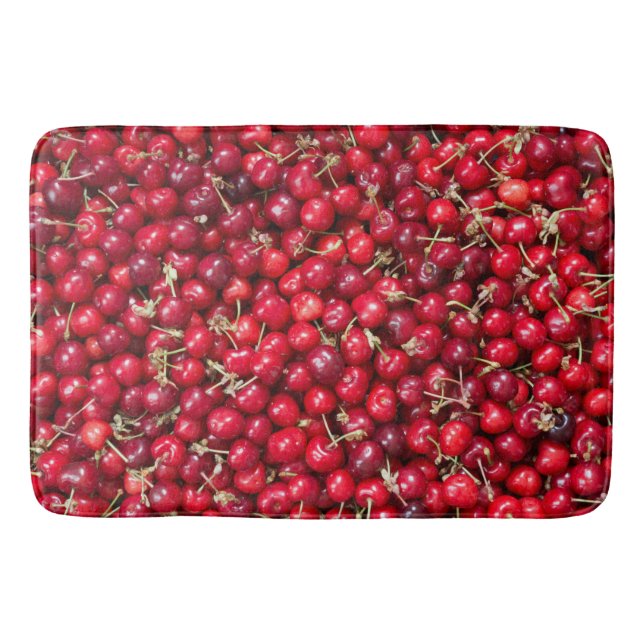 Sweet cherry pattern bath mat (Front)