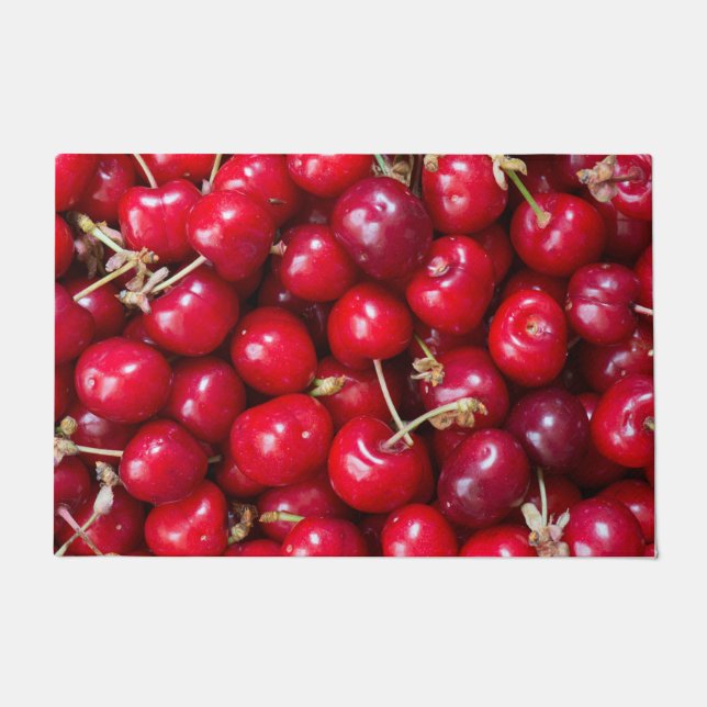 Sweet cherry pattern doormat (Front)