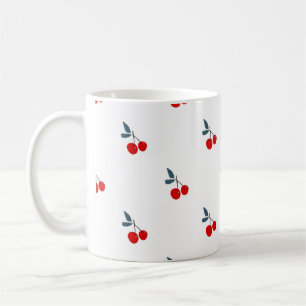 Sweet Cherry Pattern Minimalist Mug
