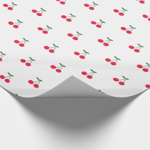 Sweet Cherry Pattern Wrapping Paper