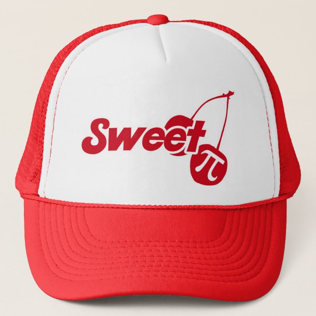 Sweet Cherry Pi Trucker Hat (Front)