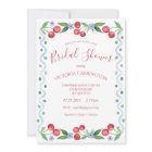 Sweet Cherry Red Bridal Shower 