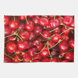 Sweet cherry tea towel