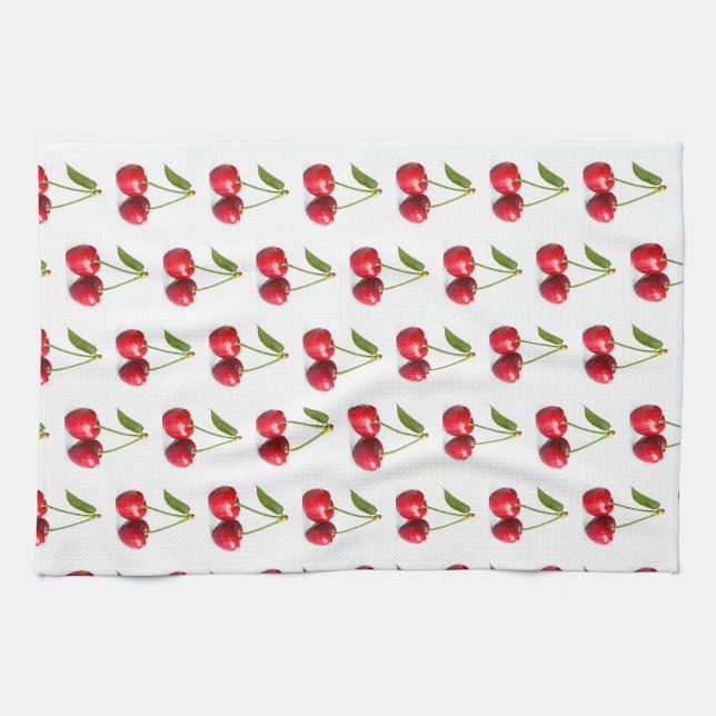 Sweet cherry tea towel (Horizontal)
