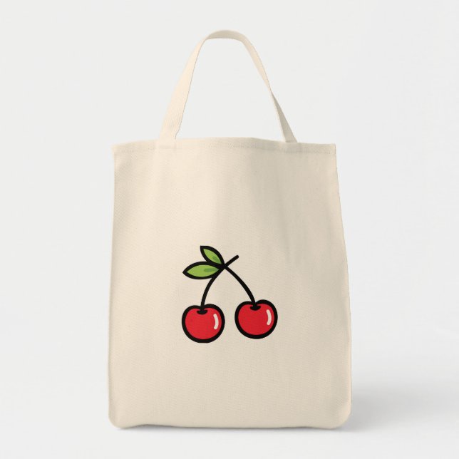 Sweet Cherry Tote Bag (Front)