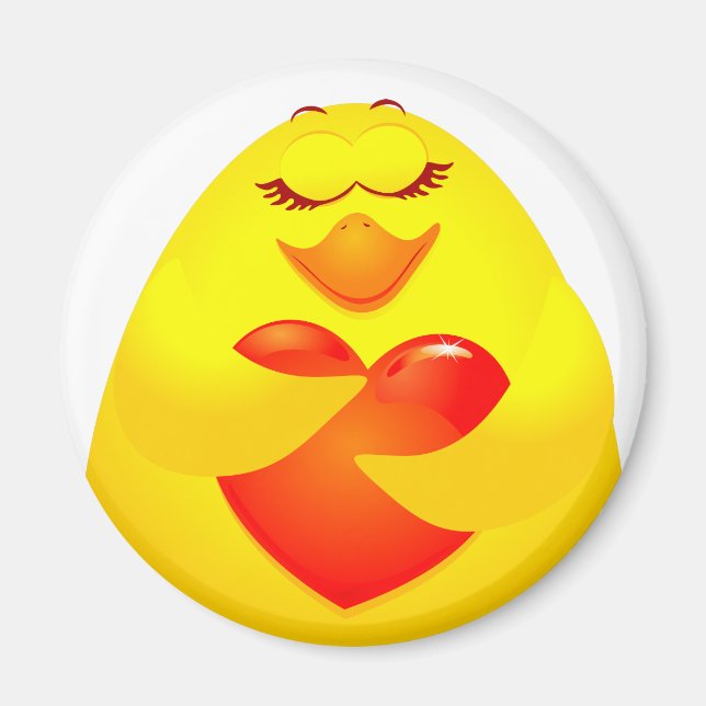 Sweet chick, round magnet (Front)