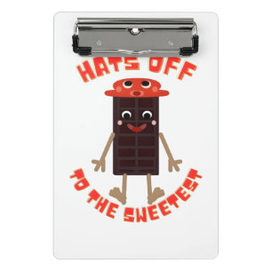 Sweet Choco-Bar Buddy: Kawaii Chocolate Bar in a R Mini Clipboard