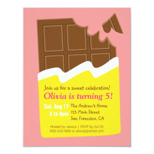 Chocolate Bar Invitations 6