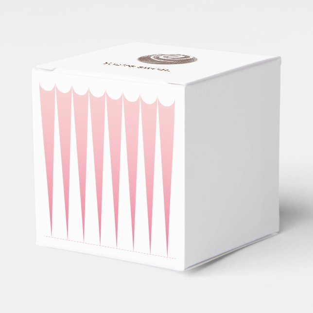 Sweet Chocolate Truffle Favour Box (Front Side)