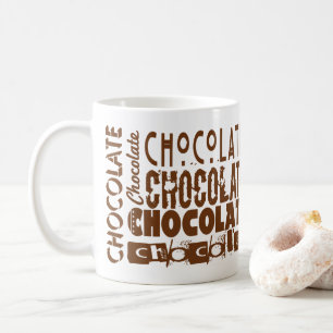 Sweet Chocolate Typography Mug