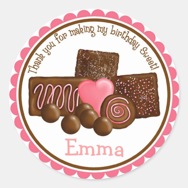 Sweet Chocolates Stickers (Front)