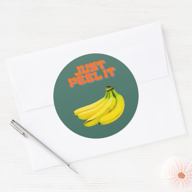 Sweet Choice Banana Stickers – Hand-Drawn Cute (Envelope)