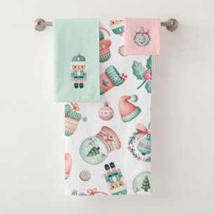 Sweet Christmas Bath Towel Set