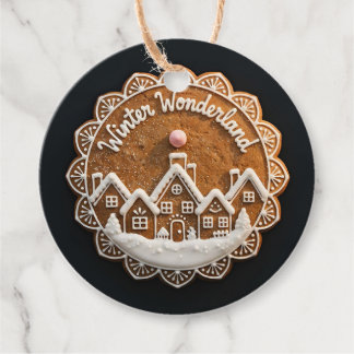 Sweet Christmas | Gingerbread Village Gift Tags
