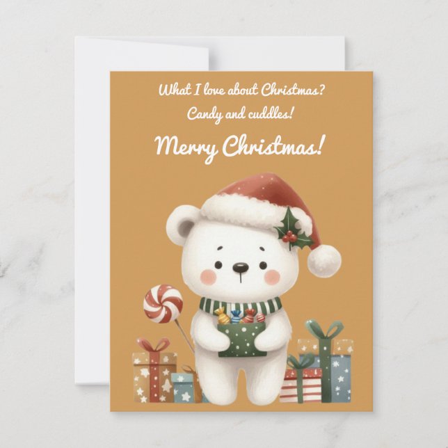 Sweet Christmas Greeting Card (Front)