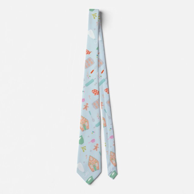 Sweet Christmas holiday baking treats Tie (Front)