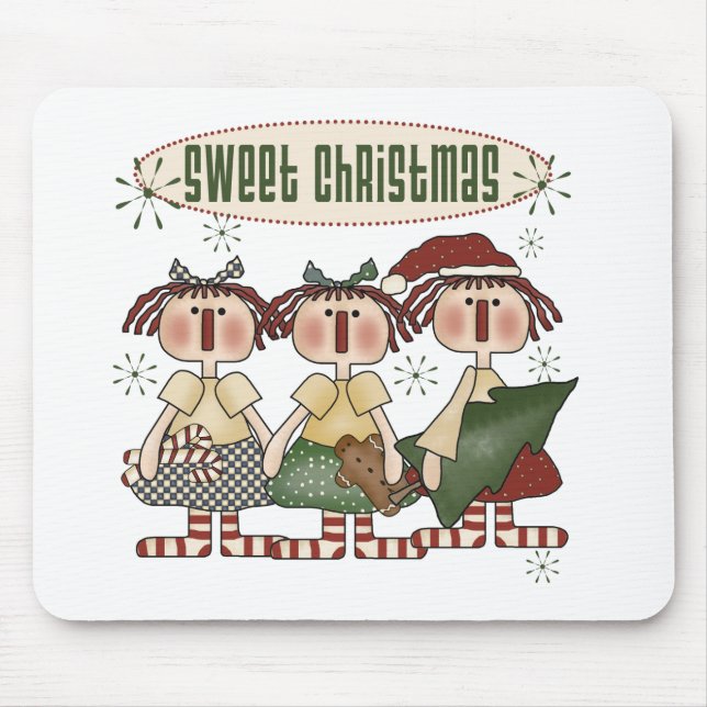 Sweet Christmas Mouse Mat (Front)