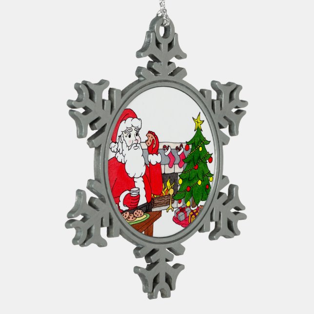Sweet Christmas Snowflake Ornament (Left)