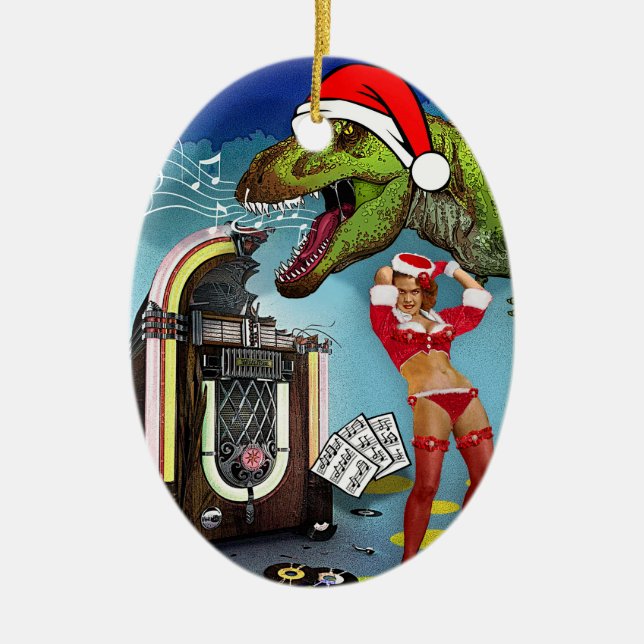 Sweet Christmas Song Ceramic Tree Decoration (Front)