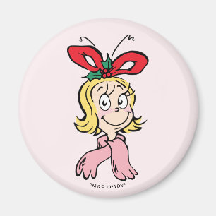 Sweet Cindy Lou Who Portrait Magnet