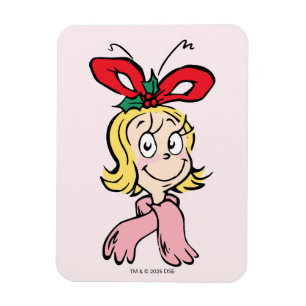 Sweet Cindy Lou Who Portrait Magnet