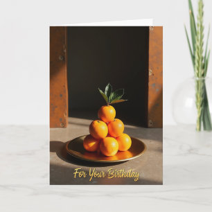 Sweet Citrus Birthday Card