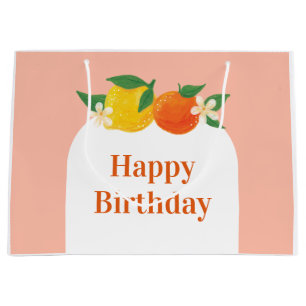 Sweet Citrus Birthday Gift Bag