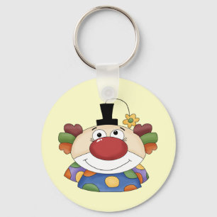 Sweet Clown Face Key Ring