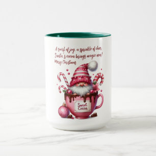 Sweet Cocoa Santa Gnome Mug