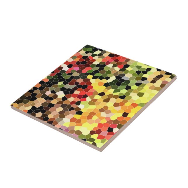 Sweet Colourful Honeycomb Pattern Mosaic Tile (Side)