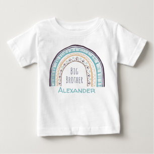 Sweet colourful rainbow big brother reveal baby T-Shirt