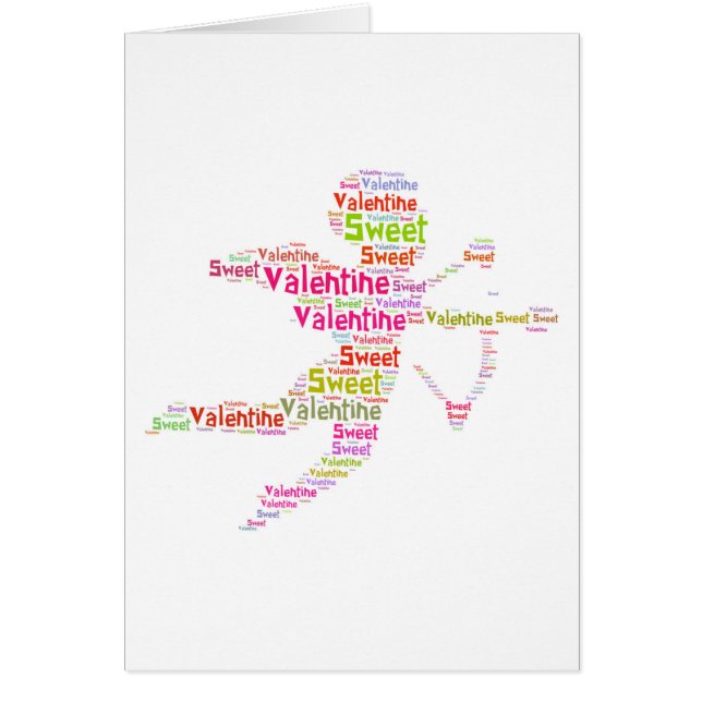 Sweet Colourful Valentine Cupid (Front)
