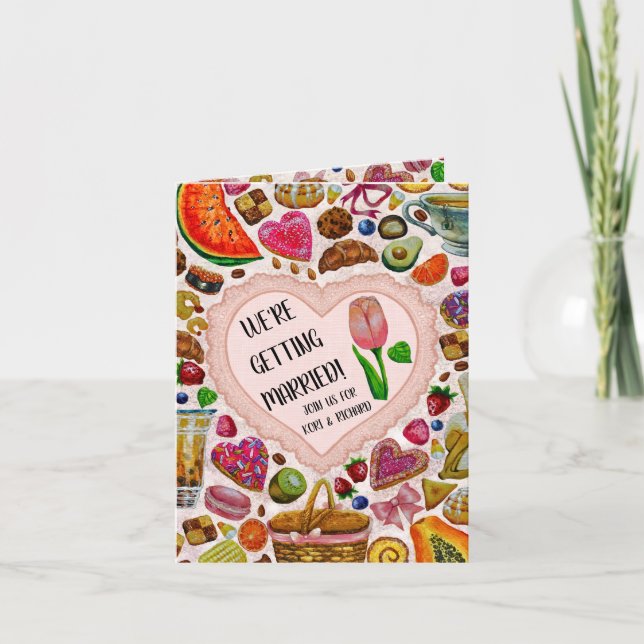 Sweet Confections Cute Pastry Card (Front)