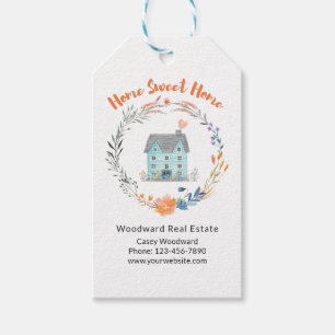 Sweet Congratulations Realtor New Homeowner Custom Gift Tags