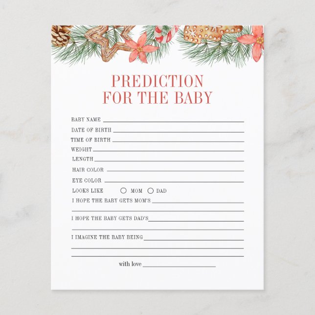 Sweet Cookie Christmas Prediction For Baby Game (Front)