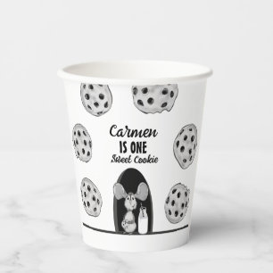 Sweet Cookie Mouse First Birthday Paper Cups