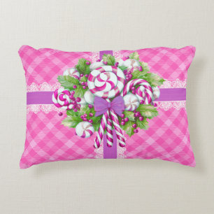 Sweet Cottage Pink and Purple Decorative Cushion