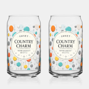 SWEET COUNTRY CHARM - CAN GLASS
