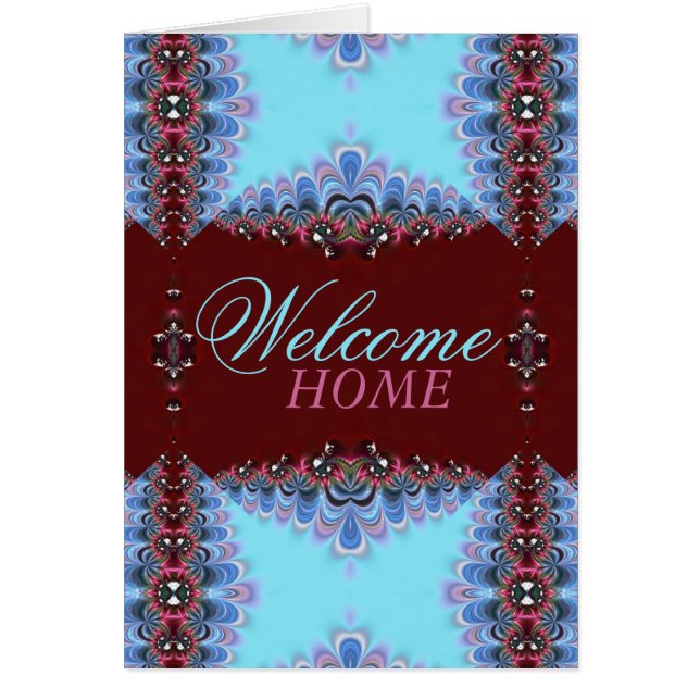 Sweet Country Lace Welcome Home Card (Front)