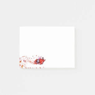 Sweet Couple Wedding Just Married Watercolor Post-it Notes