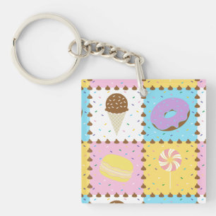 Sweet Cravings Acrylic Keychain