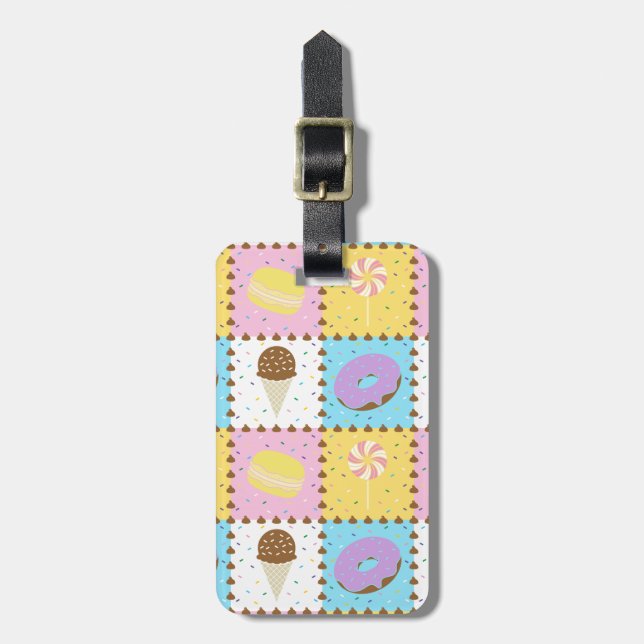 Sweet Cravings Luggage Tag (Front Vertical)