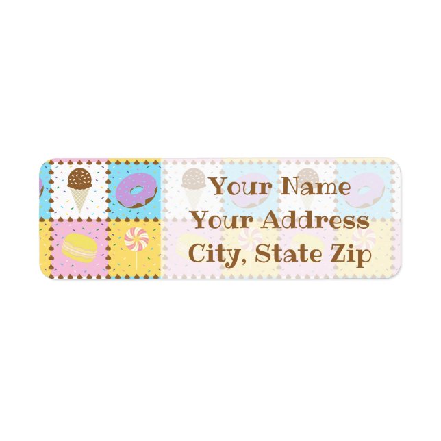 Sweet Cravings Return Address Label (Front)