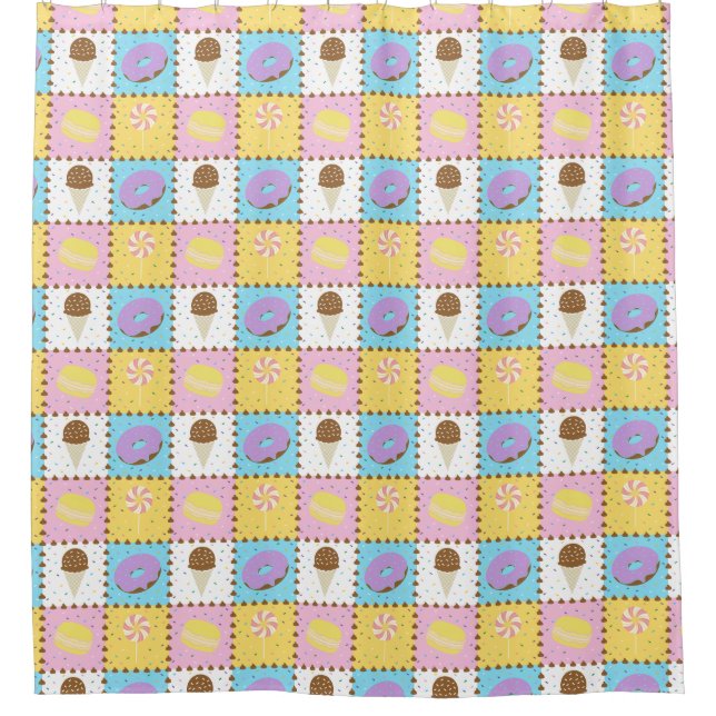 Sweet Cravings Shower Curtain (Front)