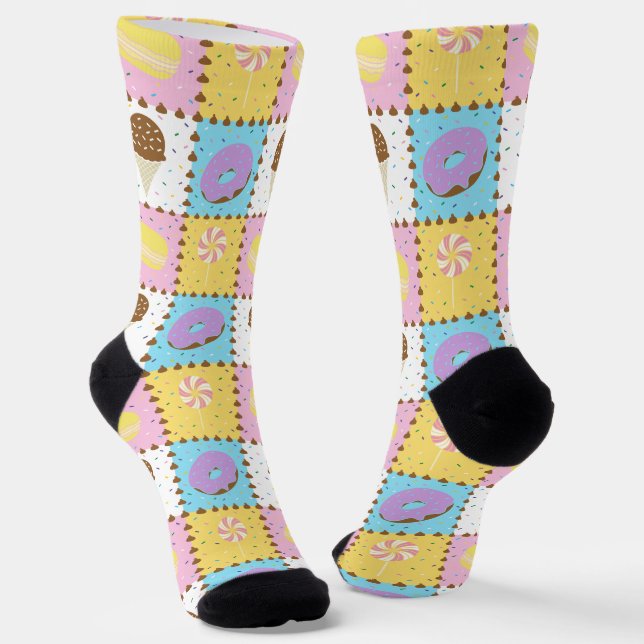 Sweet Cravings Socks (Angled)
